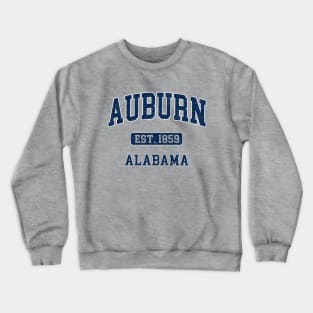 Auburn Alabama AL Vintage Sports Athletic Design Crewneck Sweatshirt